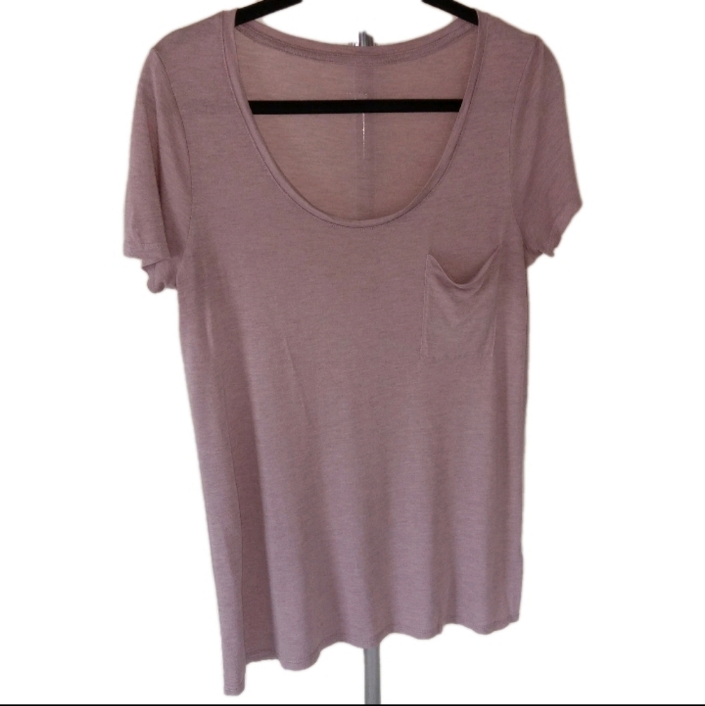 Mossino Taupe Soft Modal Tshirt Medium